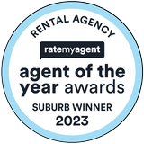 RateMyAgent Agent of the Year Awards 2023, Rental Agency, Suburb Winner