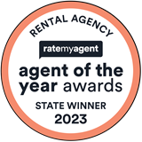 RateMyAgent Agent of the Year Awards 2023, Rental Agency, State Winner